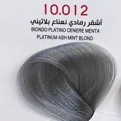 Hair Colour From The Italian Jfi In Elegant Colors - 10.012 Platinium Ash Mint Blond
