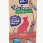Lifecat Delisnack Cream for Cats With Salmon 90G (6 Pieces of 15G Each)
