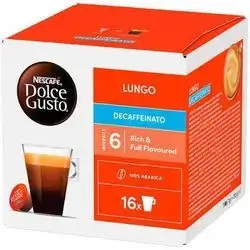 Nescafé Dolce Gusto Lungo Decaf – Intensity 6 – 16 Capsules