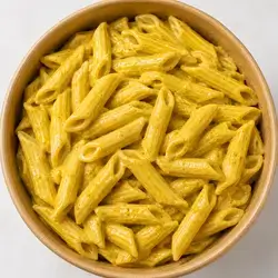 Penne with curry sauce