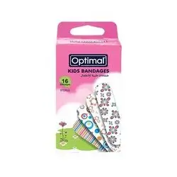 Kids Bandages - White Flowers (16pcs)