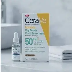 Cerave Invisible Dry Touch Fluid Sunscreen SPF 50+ (50ml)