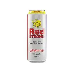 Red Strong Energy Drink Can 355 Ml