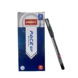 Packet Of Pen-Unimax Pace GP-Black-12 pcs
