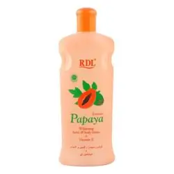 Papaya whitening lotion for body and hands with vitamin E / 600ml