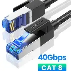 UGREEN Cat 8 Ethernet 40Gbps 2000Mhz Network RJ45 Lan Cable /0.5 meter