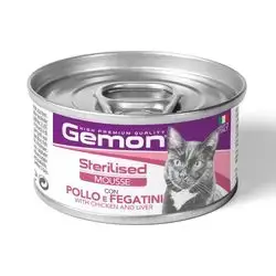 Gemon Sterilised Mousse with Chicken and Livers 85 g