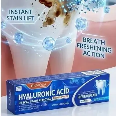 BIOAQUA Hyaluronic Acid Descal Stain Removal Toothpaste