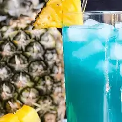 Blue Hawaiian Mocktail