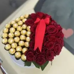 Box Sweets And Flower
