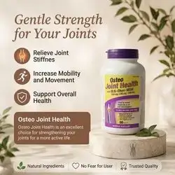 Osteo Joint Health with GLS 750mg · Chon 200mg · MSM 300mg webber naturals (80 caplets)