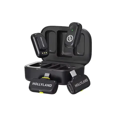 Hollyland Lark A1 Wireless Mini Microphone System – for iPhone & Android Devices