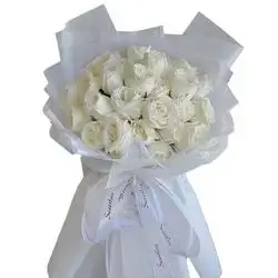 White Rose Bouquet