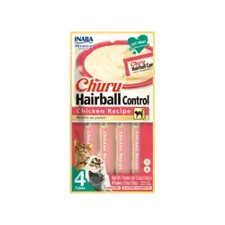 Inaba Churu - Hairball Control - Chicken 4 Tubes