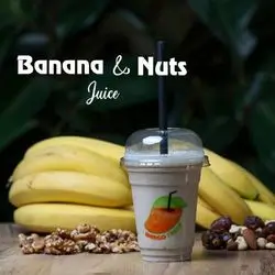 Banana and Nuts Juice