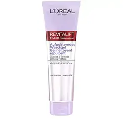 L’Oréal Paris Revitalift Filler Hyaluronic Wash Gel, Anti-Ageing Cleansing Gel, Facial Cleansing with Pure Hyaluronic Acid, 150 ml