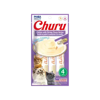 Inaba Churu - Chicken with Shrimp 4 Tubes