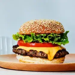 Meat Burger With Cheese