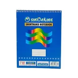Sindrline Shorthand Notebook 7" X 9" 50 Sheets