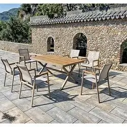 BHKC-2108-C Aluminium Garden Chair Cream