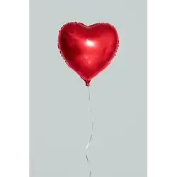 Heart Shaped Balloon With Helium Gas 3 Pieces