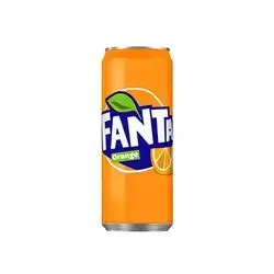 Fanta Orange Soft Drink Can 330 Ml