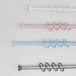 Primanova 220Cm Metal Bathroom Curtain Pipe Pink 5603