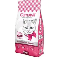 Carnaval Kitten Dry Cat Food - Chicken, Pink Pack, 1.5 kg