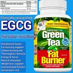 Applied Nutrition, Green Tea Fat Burner, EGCG, Caffeine, Potent Flavonoid, Supports Weight Loss & Fat Burn for Men and Women, Metabolism Booster with Powerful Antioxidant Nutritional, Thermogenic, green tea, fat burner, 90 Soft-Gels EGCG