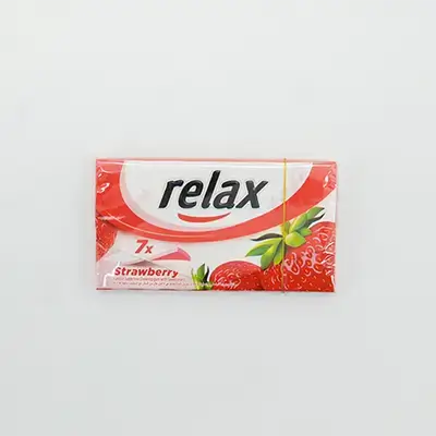 Relax Strawberry Flavor Gum 14g