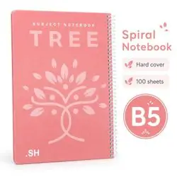 Hardcover Spiral Notebook – B5 | 100 Sheets