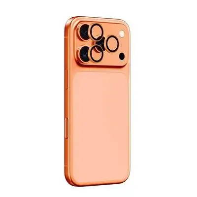 Kuzoom Invisible Full Coverage Camera Lens for iPhone 17 Pro Max - Orange