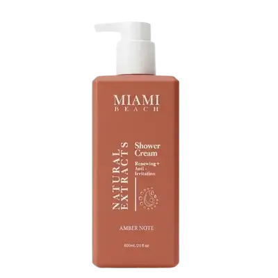Shower Cream Renewing+ Anti-Irritation Amber Note 600ml _ MIAMI BEACH