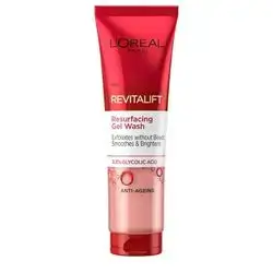 L'ORÉAL Paris 3.5% Glycolic Acid Cleanser, Revitalift Glycolic Resurfacing Gel Wash, Gently Exfoliates To Smooth & Brighten Skin – 150ml