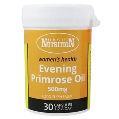 Evening Primrose Oil 500mg 30Cap _ Basic Nutrition