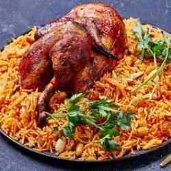 Chicken On Rice Platter
