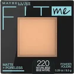 FIT me Powder Matte + Poreless 220 NATURAL BEIGE 8.5g _ MAYBELLINE NEW YOUK