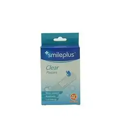 Smileplus Water Resistant Clear Plasters 40 Pcs