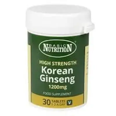 Basic Nutrition Korean Ginseng