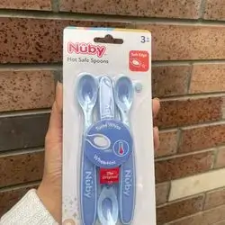 Nuby hot safe spoons 3m+