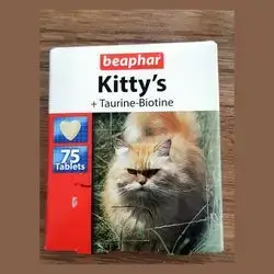 Beaphar Kittys Taurine Biotin 75 Tablets