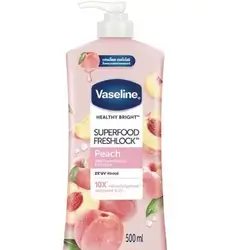 Vaseline Superfood Freshlock Peach+ Vitamin E Lotion 500ml