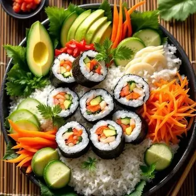 Vegetable Sushi Box