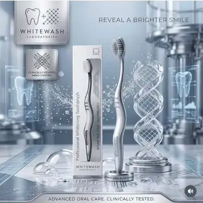 Professional Whitening Toothbrush (WHITE WASH)