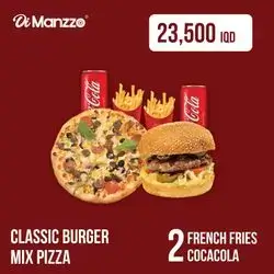1 Classic Burger And Mix Pizza