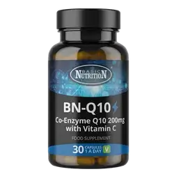 BN-Q10 Co-Enzyme Q10 200mg With Vitamin C 30 Capsules _ BASIC NUTRITION