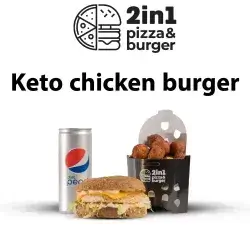 Keto Chicken Burger Meal