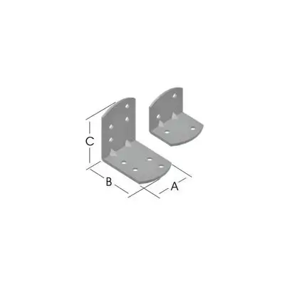 Round Head Profile Angle 90° 30X85X85