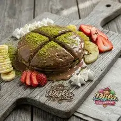 Pistachio Burger Crepe