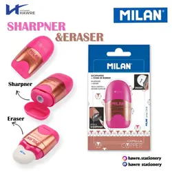 Eraser With Pencil Sharpener-MILAN